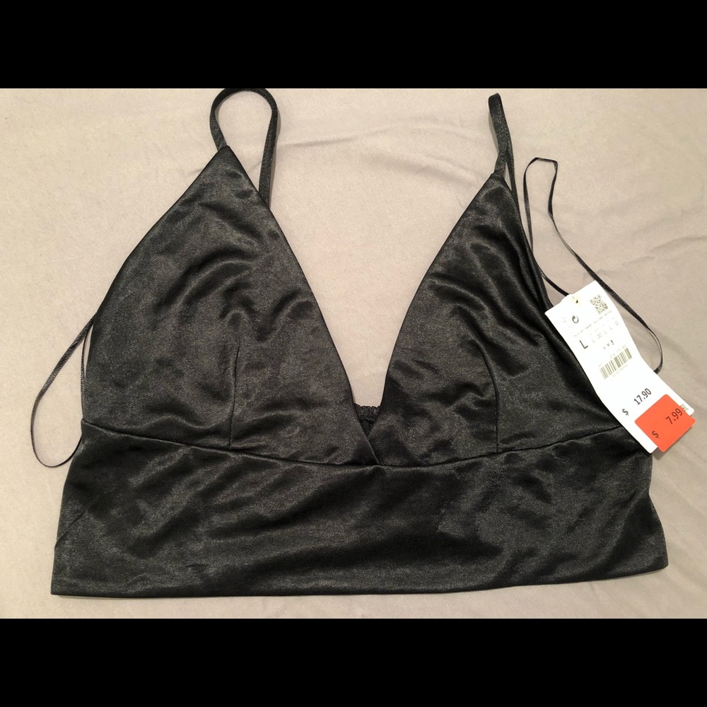 Silky crop top